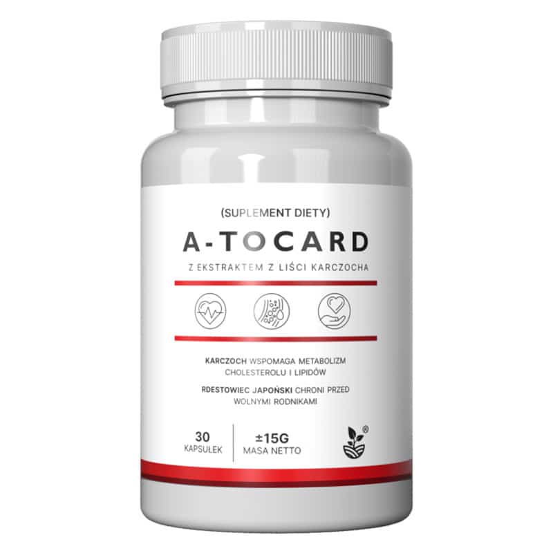 A-tocard - Wspomaga serce i prawidłowy poziom cholesterolu (Ilosc-opakowan: 2-opakowania)