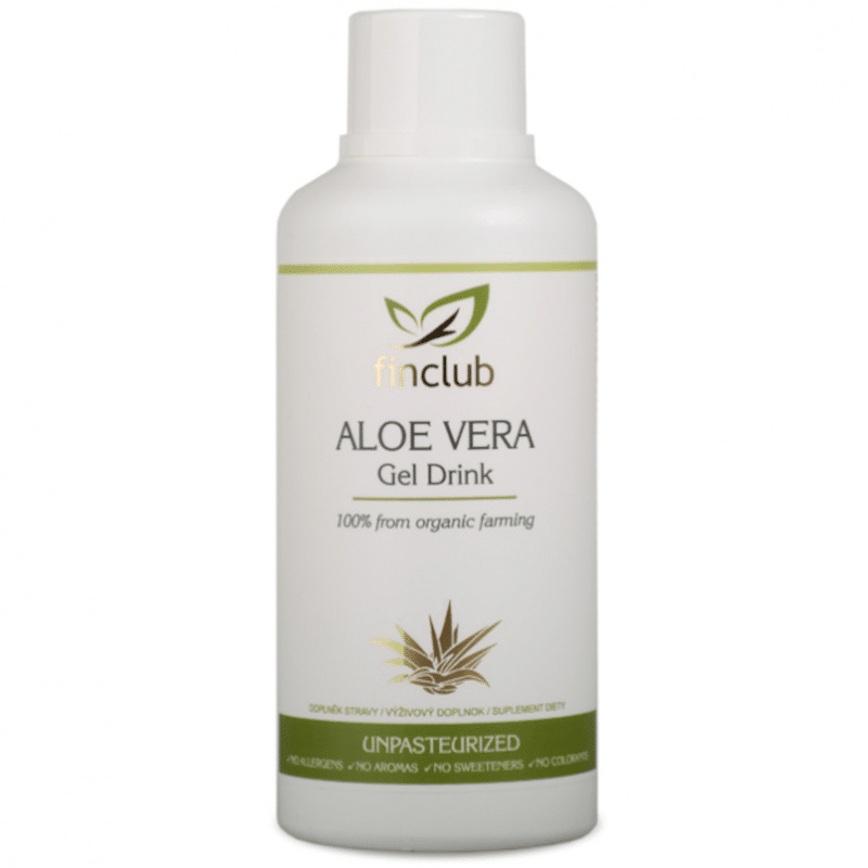 Żel aloesowy do picia Aloe Vera Finclub - Z miąższu z wnętrza świeżych liści - 530 ml