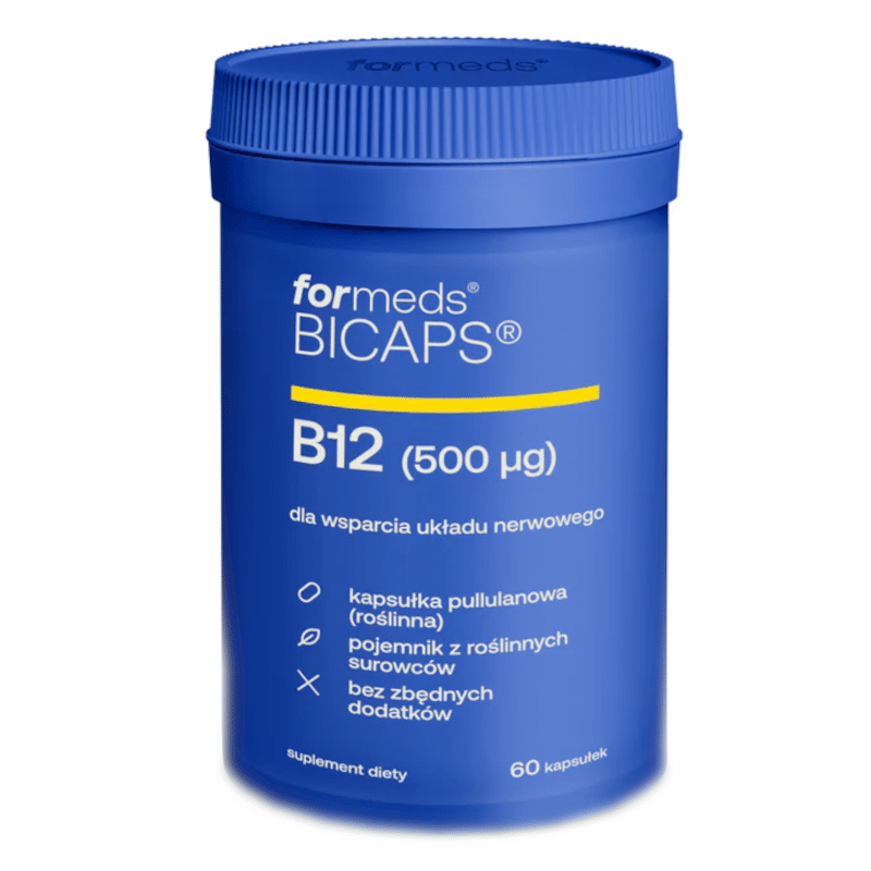 B12 Formeds Bicaps - Witamina w wysoko przyswajalnej formie - 60 kapsułek