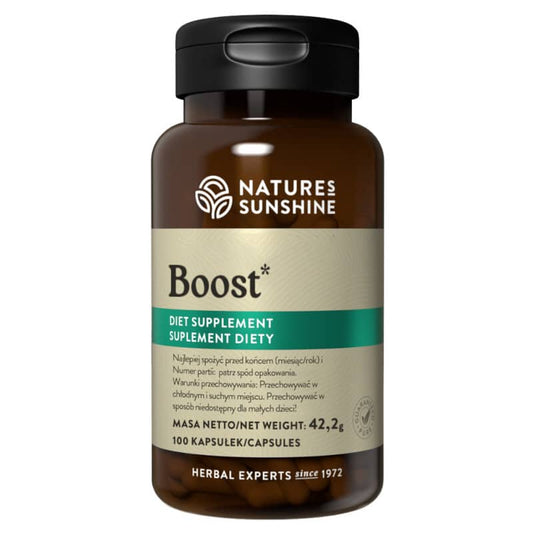 Boost Nature's Sunshine - Zastrzyk energii i witalności - 100 kapsułek