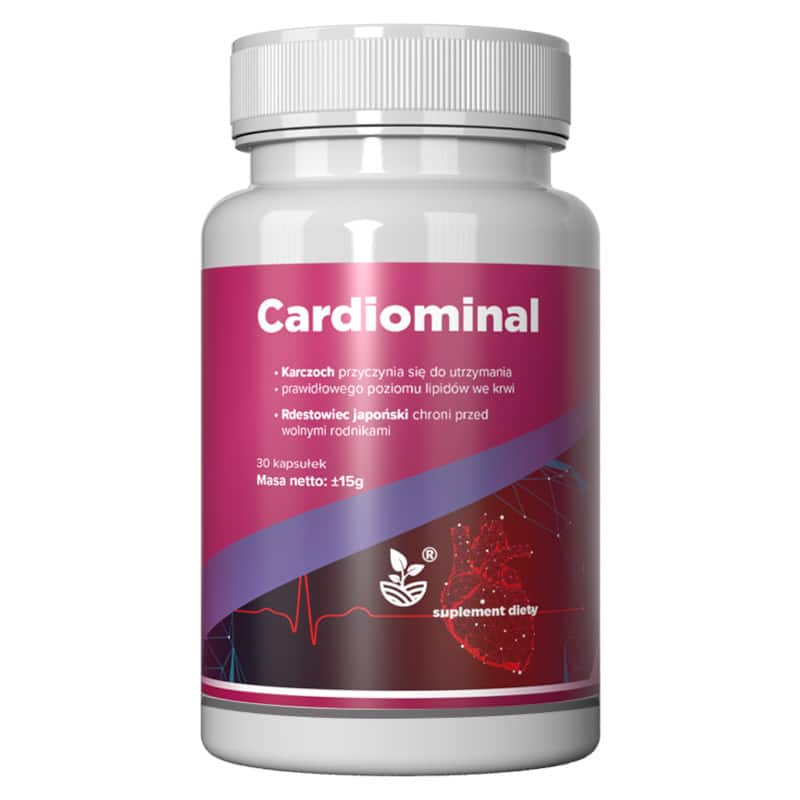 Cardiominal - Pomaga utrzymać prawidłowy poziom cholesterolu (Ilosc-opakowan: 3-opakowania)