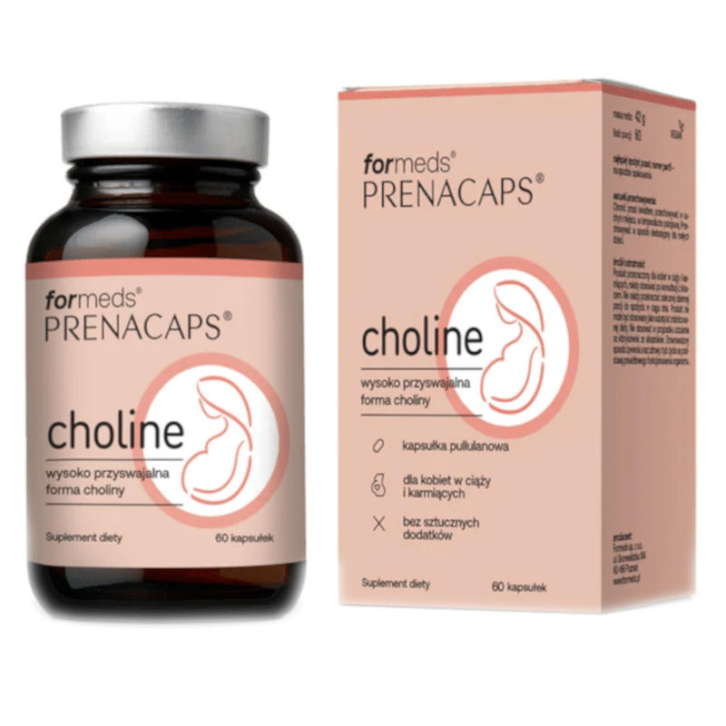 Choline Formeds Prencaps - Wysoko przysfajalna forma choliny - 60 kapsułek