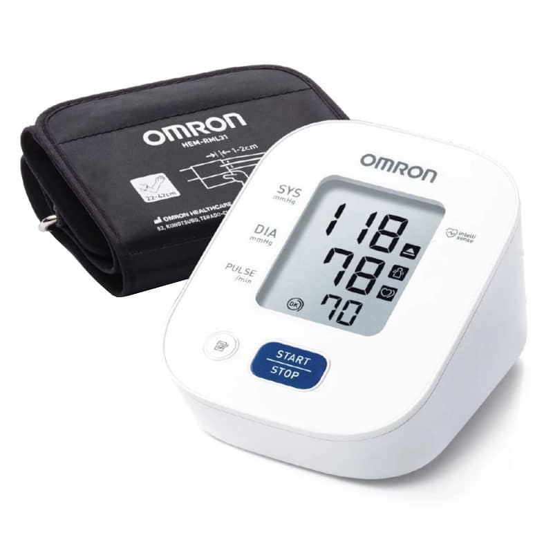 Ciśnieniomierz naramienny OMRON M2+ z mankietem 22-42 cm + dzienniczek
