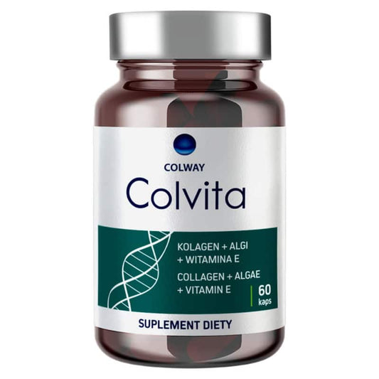 Colvita Colway Kolagen rybi - Naturalna pielęgnacja urody od wewnątrz - 60 i 120 kapsułek (Opakowanie: 120-kapsulek)