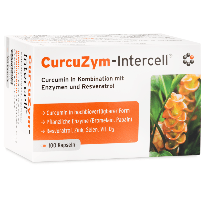 CurcuZym Intercell Mitopharma - Wyciąg z kurkumy - 30 kapsułek