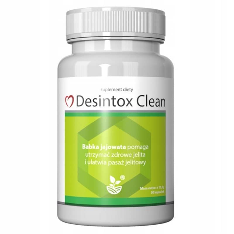 Desintox Clean - Wspomaga oczyszczenie organizmu (Ilosc-opakowan: 3-opakowania)