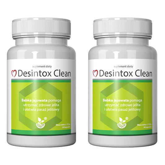 Desintox Clean - Wspomaga oczyszczenie organizmu (Ilosc-opakowan: 3-opakowania)