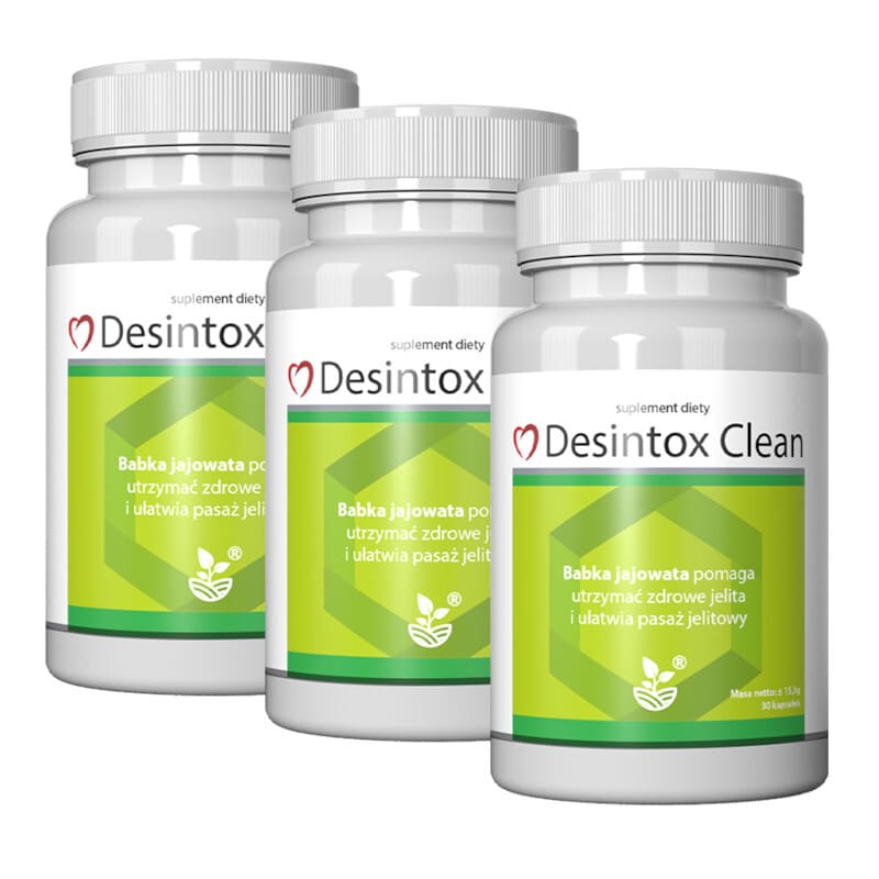 Desintox Clean - Wspomaga oczyszczenie organizmu (Ilosc-opakowan: 2-opakowania)