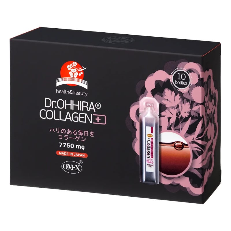 Dr. OHHIRA Kolagen do picia z elastyną oraz kwasem hialuronowym - 10 x 20 ml
