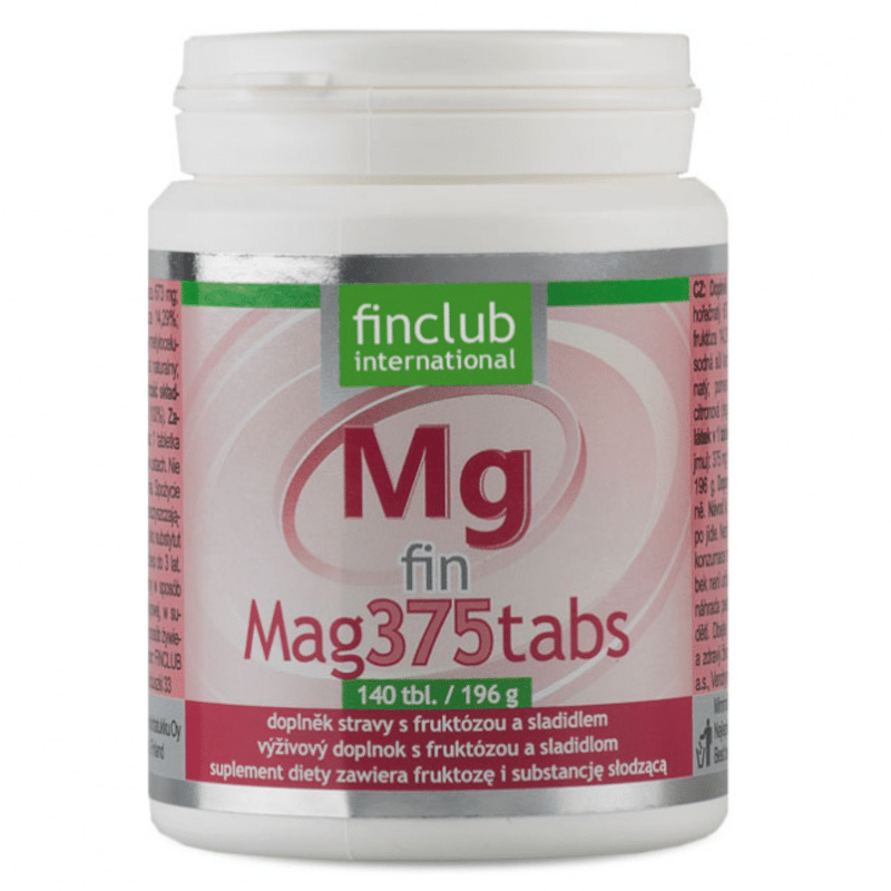 Mag375tabs Finclub - Magnez z Morza Martwego - 140 tabletek