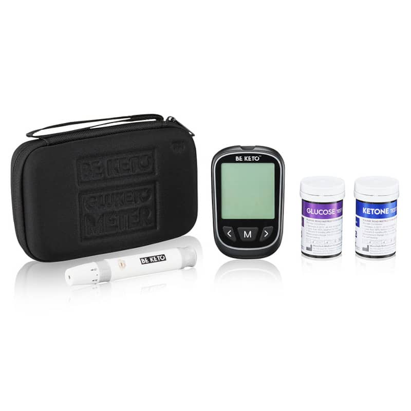GluKeto Meter Glukometr & Ketometr BeKeto - Precyzyjny pomiar poziomu ketonów i glukozy we krwi