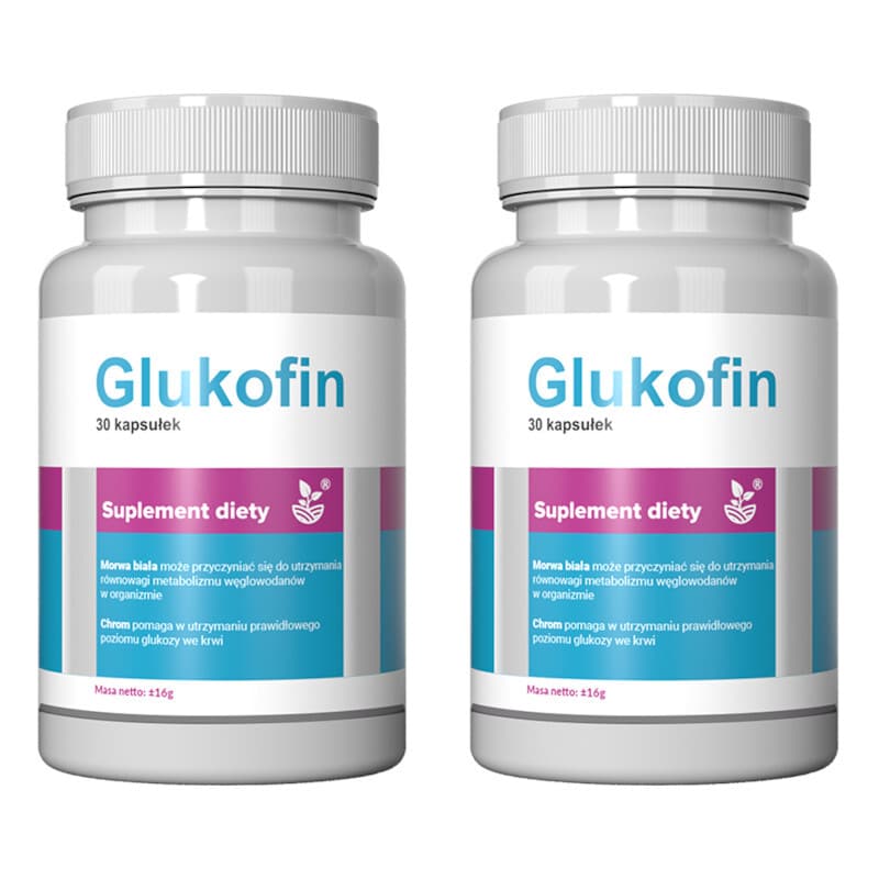 Glukofin - Wspiera prawidłowy metabolizm węglowodanów (Ilosc-opakowan: 3-opakowania)