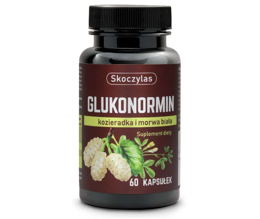 Glukonormin na Cholesterol i Cukier Skoczylas - 60 kapsułek