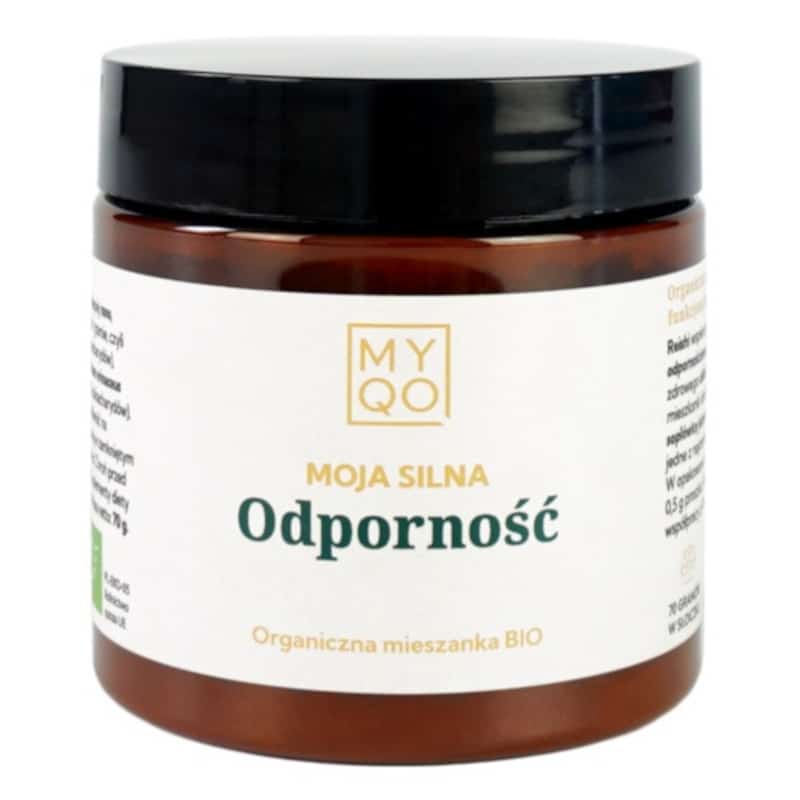 Grzyby na odporność MYQO Moja silna Odporność BIO 30% w proszku - 70 g