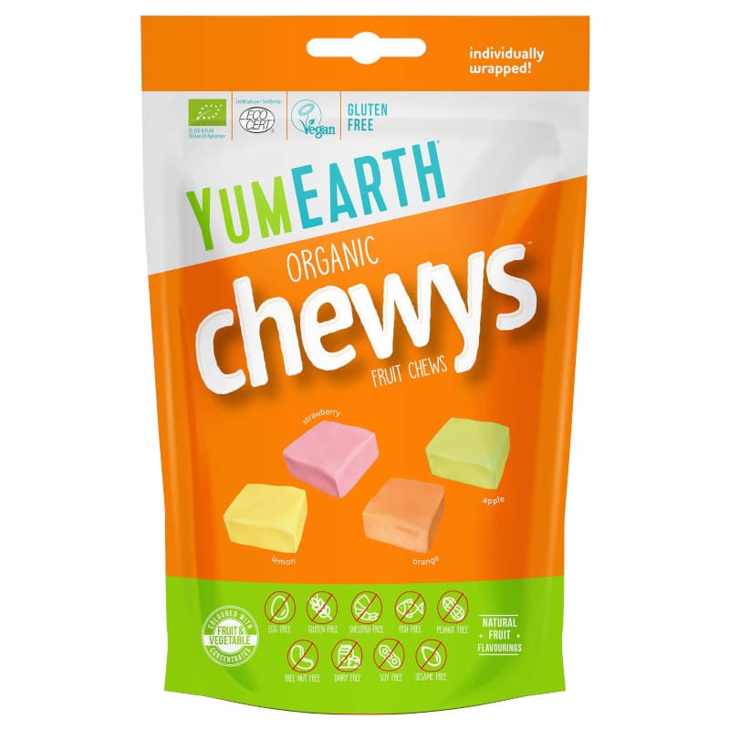 Gumy Rozpuszczalne EKO Cztery smaki Chewys YumEarth 142g - 31 sztuk