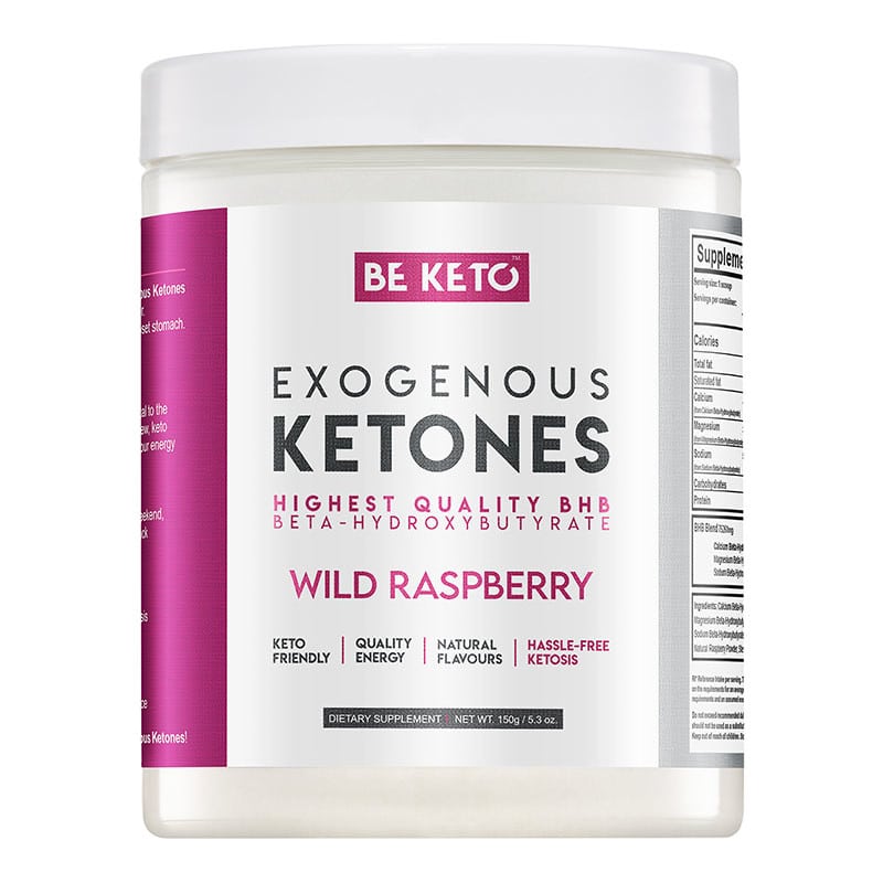 Ketony Egzogenne BeKeto w proszku 150 g - Różne smaki (Smak: soczysta-brzoskwinia)