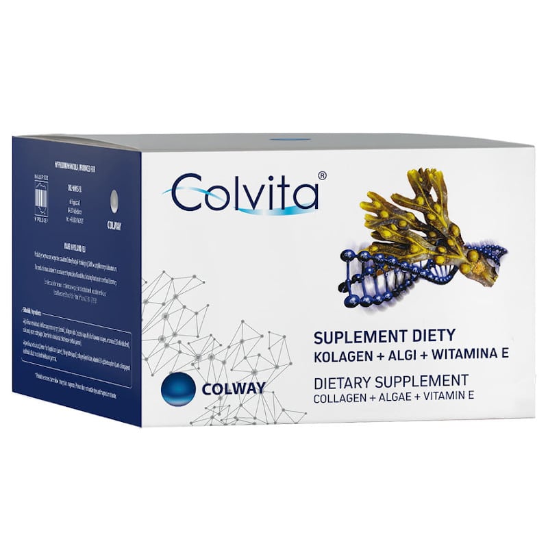 Colvita Colway Kolagen rybi - Naturalna pielęgnacja urody od wewnątrz - 60 i 120 kapsułek (Opakowanie: 120-kapsulek)