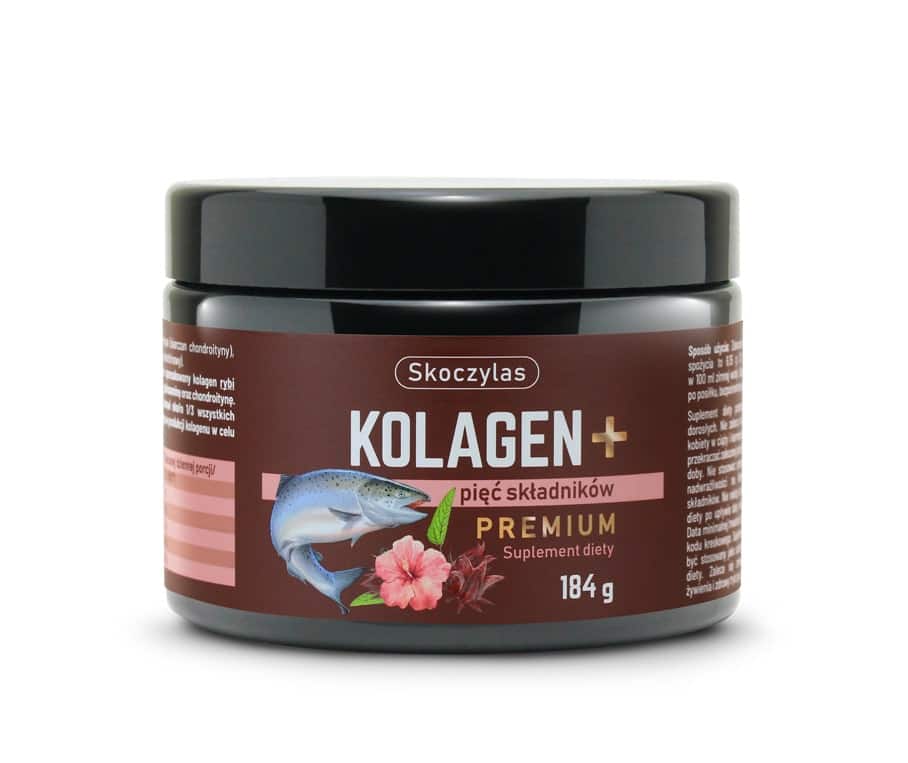 Kolagen z łososia + pięć składników PREMIUM Skoczylas - 184 g