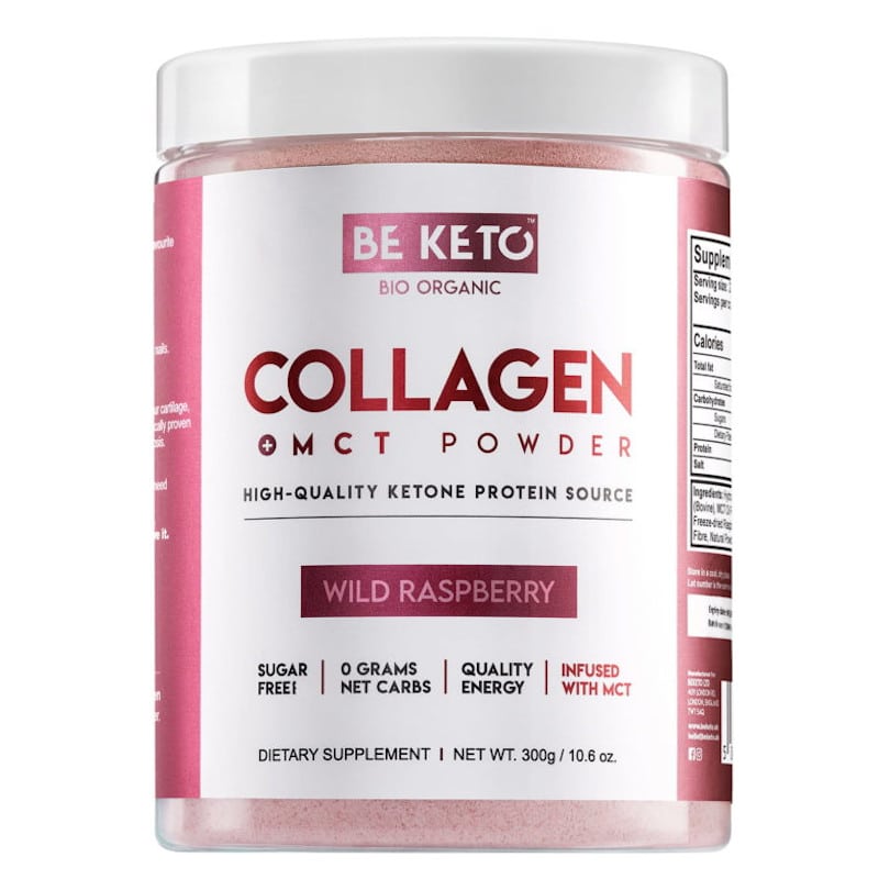 Kolagen z olejem MCT BeKeto w proszku 300 g - Różne smaki (Smak: francuska-wanilia)