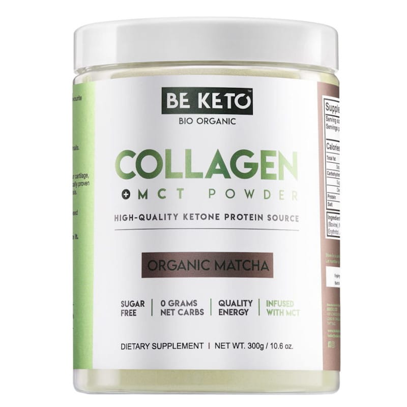 Kolagen z olejem MCT BeKeto w proszku 300 g - Różne smaki (Smak: francuska-wanilia)