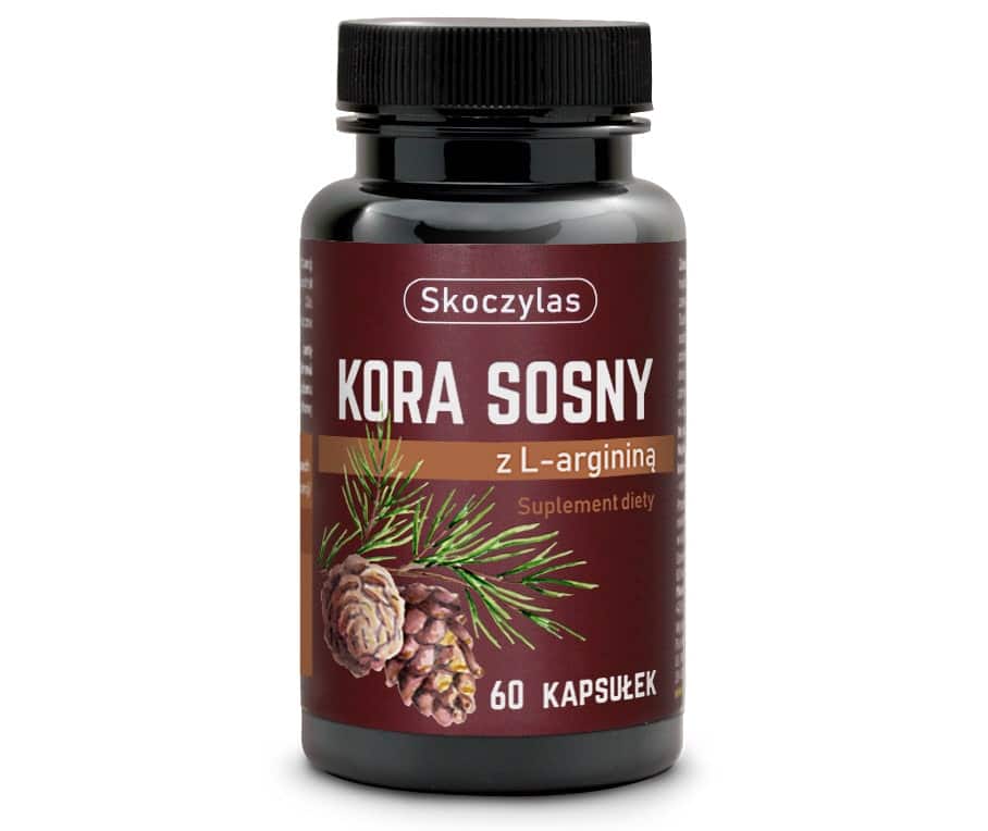 Kora sosny z L-argininą Skoczylas - Poprawa mikrokrążenia - 60 kapsułek