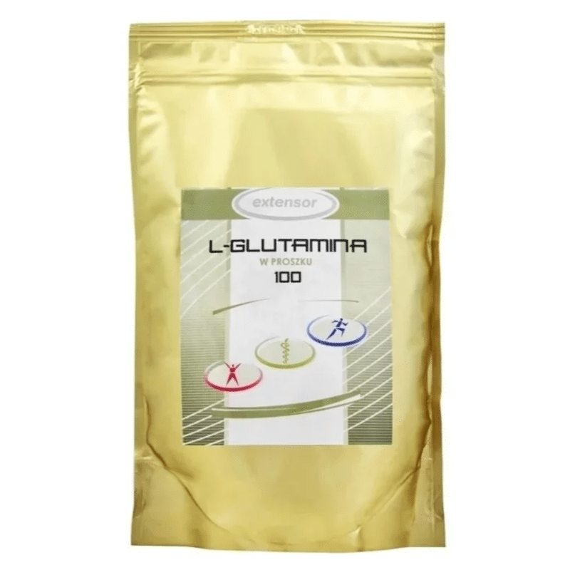 L-Glutamina 100 Extensor w proszku - Wzbogacona o witaminę B6 - 400 g