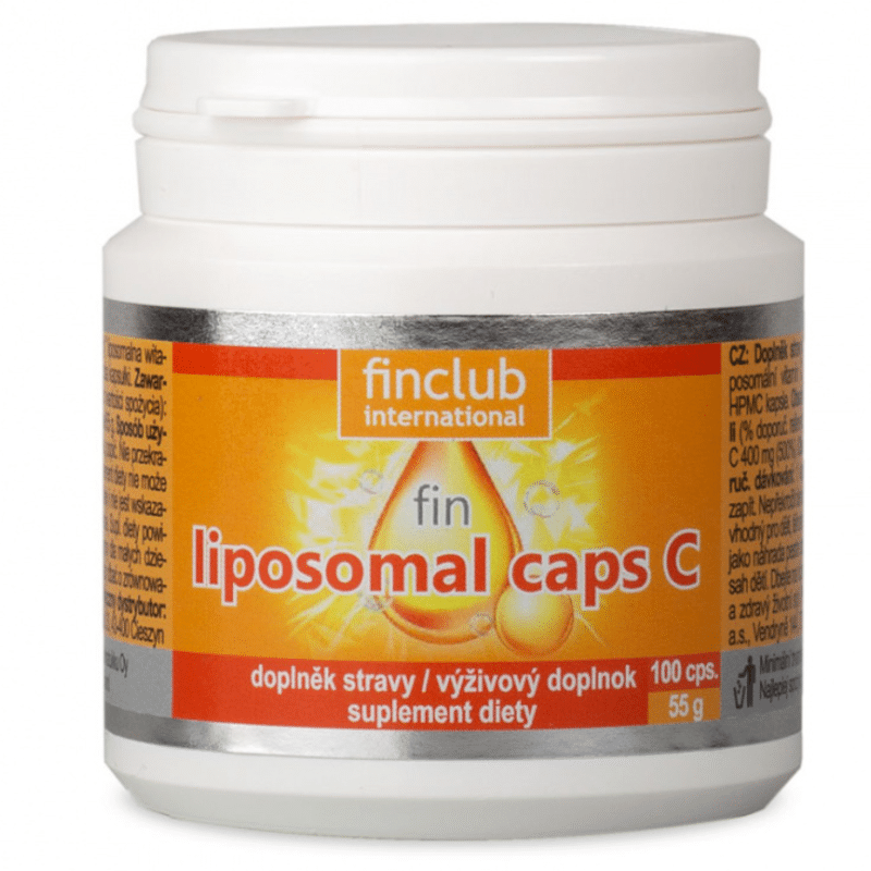 Liposomal caps C Finclub - Liposomalna witamina C - 100 kapsułek