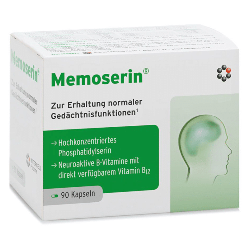 Memoserin Mitopharma - Wsparcie dla pamięci i koncentracji - 90 kapsułek