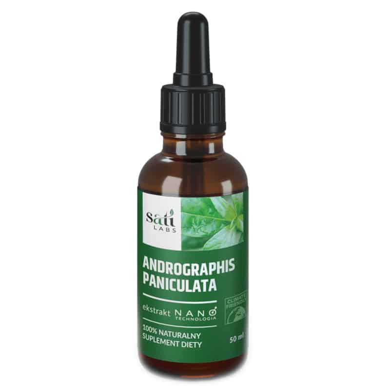 Nano Andrographis paniculata SATI Labs - Wzmacnia odporność, poprawia trawienie - 50 ml