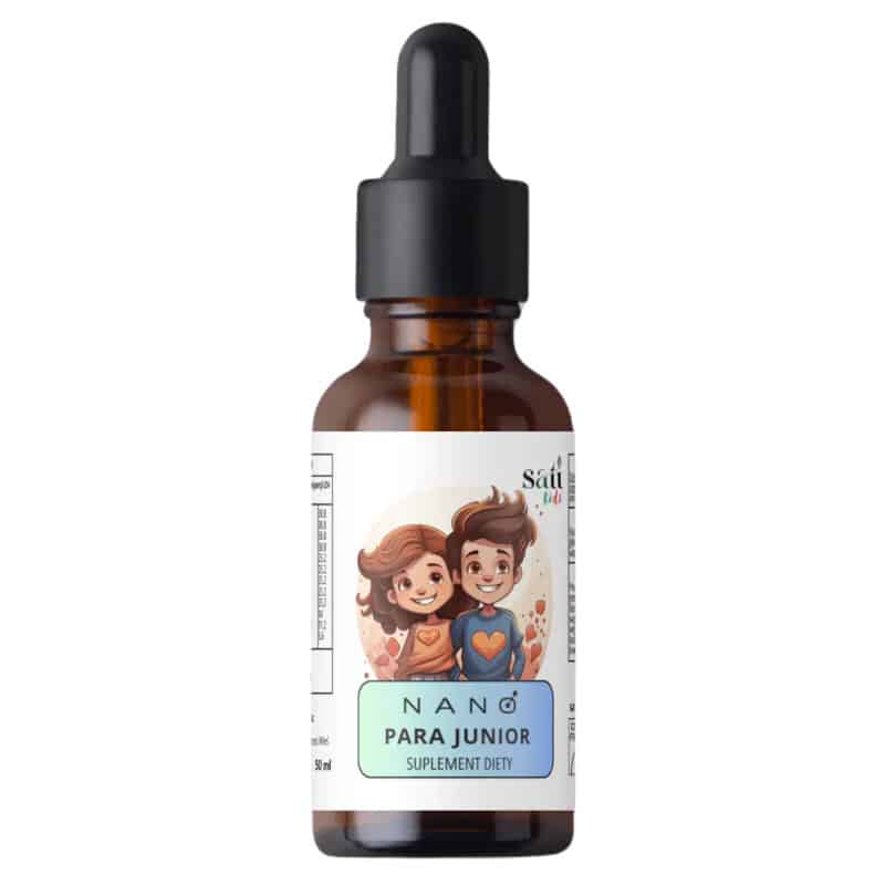 Nano Para Junior SATI Labs - Naturalne wsparcie organizmu bez pasożytów - 50 ml