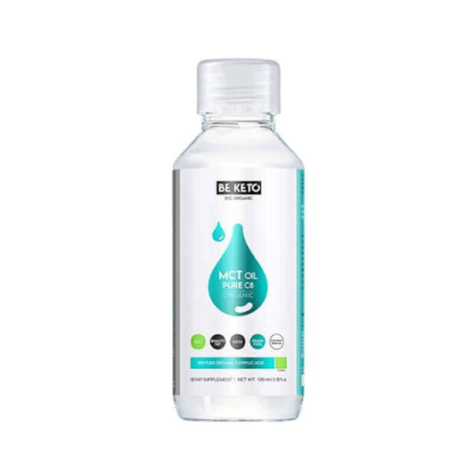 Olej MCT 100% C8 BeKeto - Podstawa diety ketogenicznej - 100, 500 lub 1000 ml (Pojemnosc: 1000-ml)