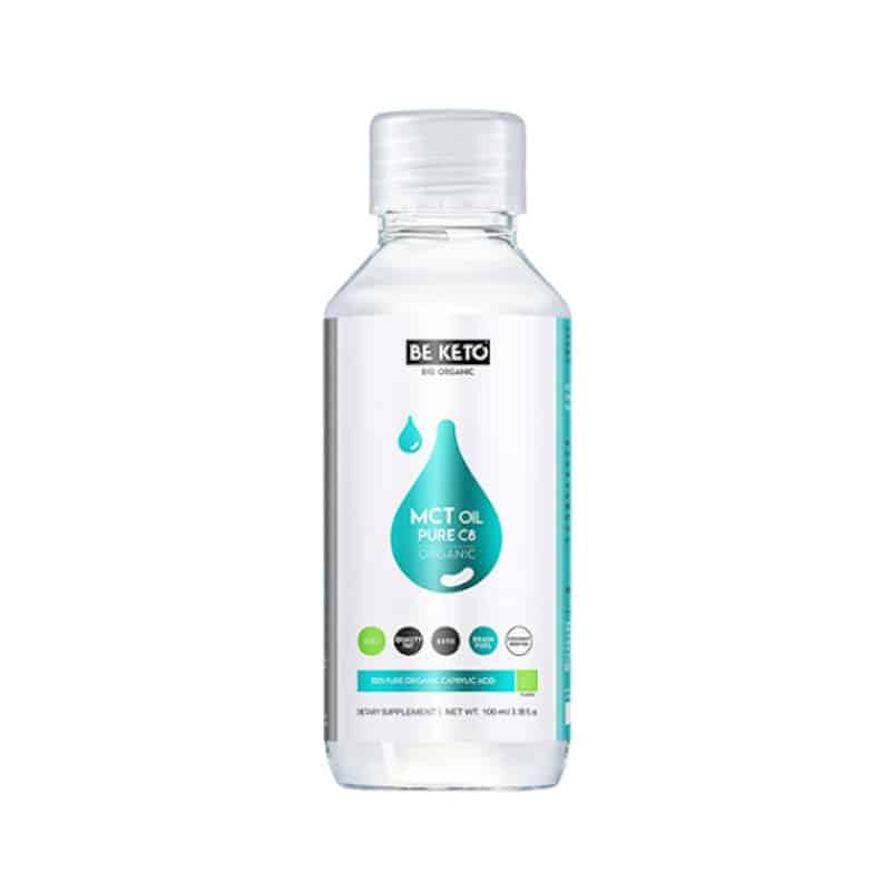 Olej MCT 100% C8 BeKeto - Podstawa diety ketogenicznej - 100, 500 lub 1000 ml (Pojemnosc: 1000-ml)
