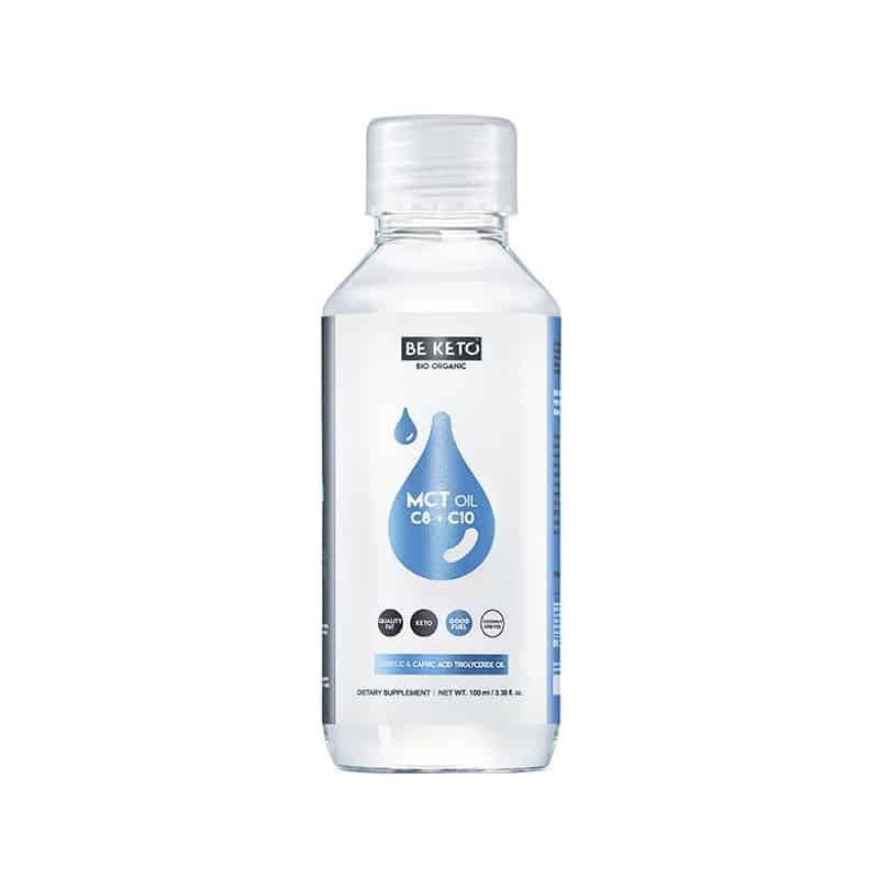 Olej MCT 100% C8 + C10 BeKeto - Dla osób na diecie ketogenicznej - 100, 500 lub 1000 ml (Pojemnosc: 500-ml)