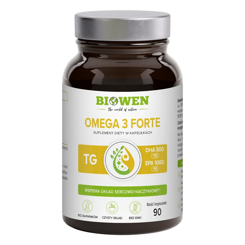 Omega 3 Forte Biowen - Wsparcie zdrowia - 90 kapsułek