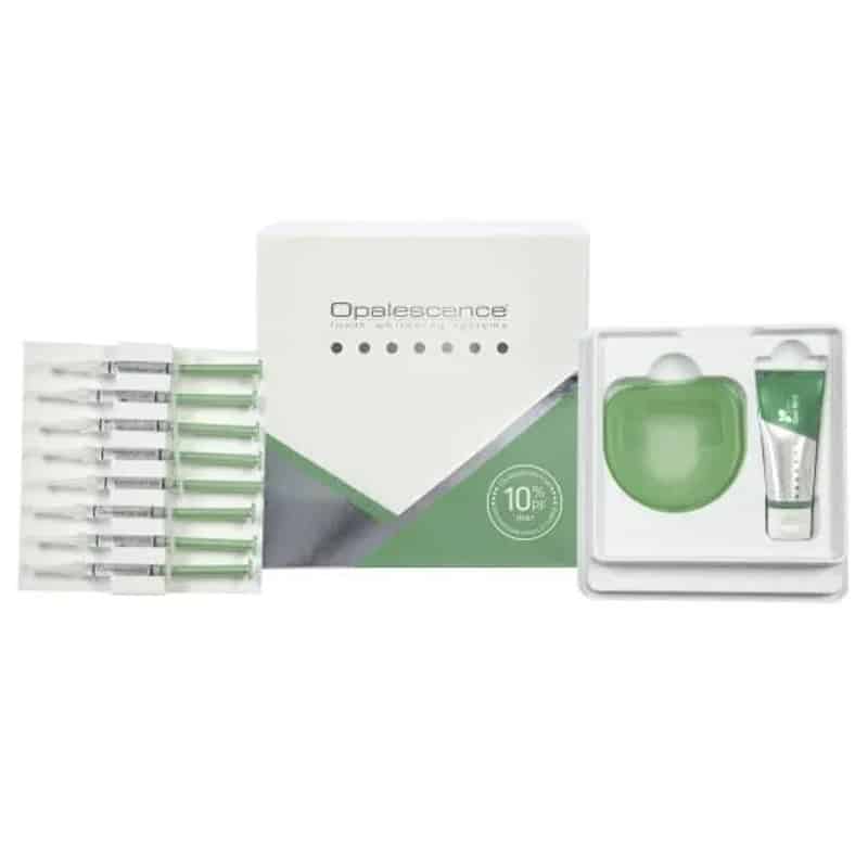 Opalescence PF 10% PA KIT Zestaw do wybielania zębów 8 strzykawek + pasta Original 28g + etui na nakładki (Smak: mieta)