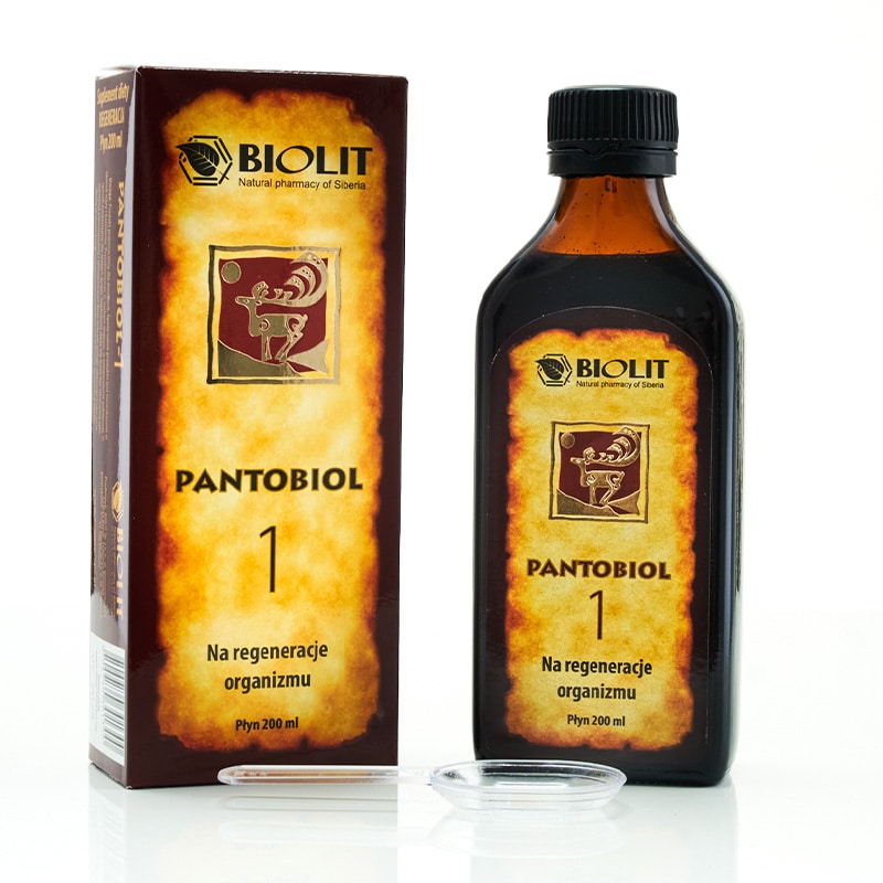 Pantobiol 1 BIOLIT - Na regeneracje organizmu - 200 ml