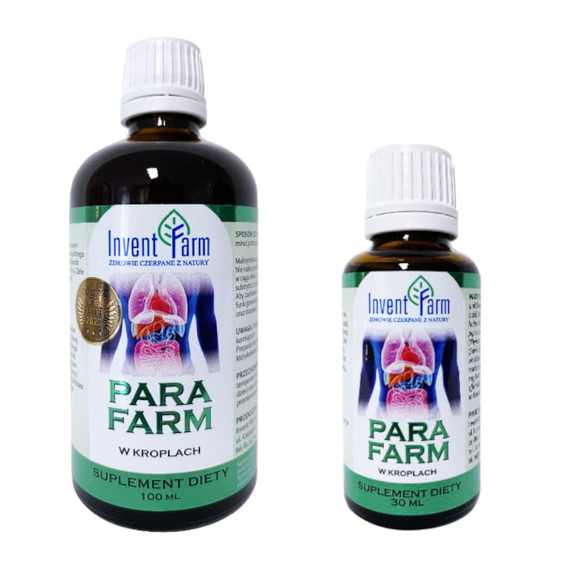 Para Farm w kroplach Invent Farm - Wsparcie przewodu pokarmowego (Pojemnosc: 30-ml)
