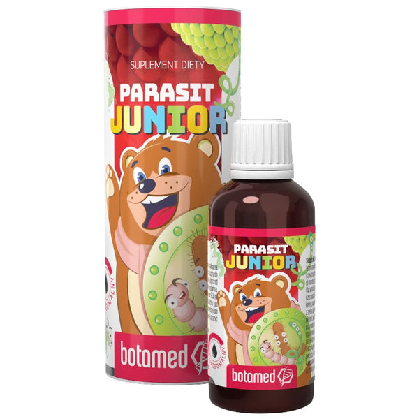 Parasit Junior Botamed - Ekstrakty roślinne w formie liposomalnej na pasożyty dla dzieci - 50 ml