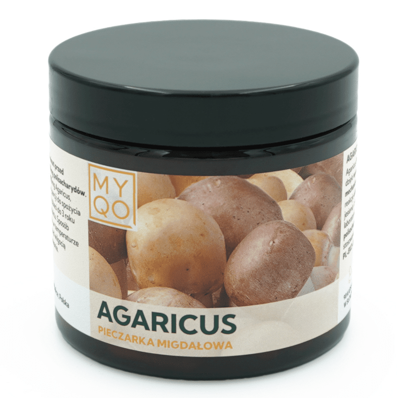 Pieczarka migdałowa Agaricus MYQO 500 mg 30% - 90 kapsuek