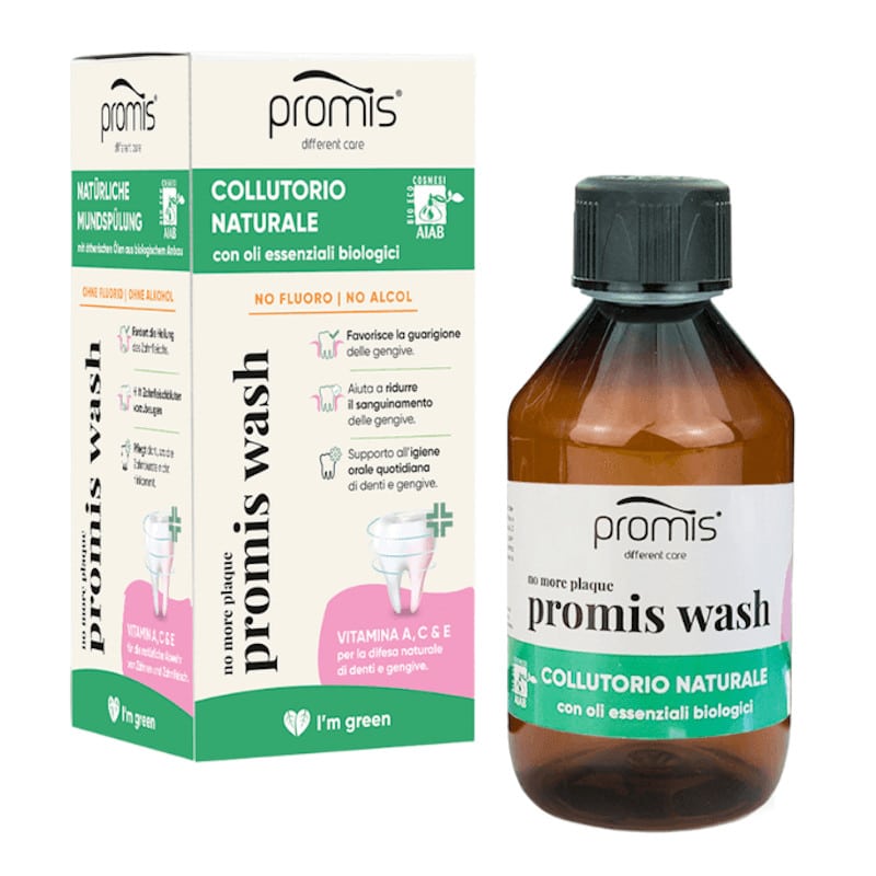Promis Naturalny płyn do płukania jamy ustnej bez alkoholu i fluoru - 250 ml