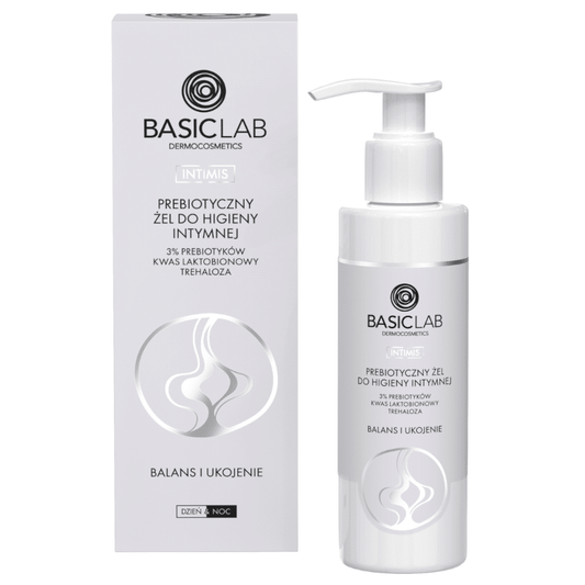 Prebiotyczny żel do higieny intymnej BASICLAB  - Wsparcie dla kobiet - 200 ml