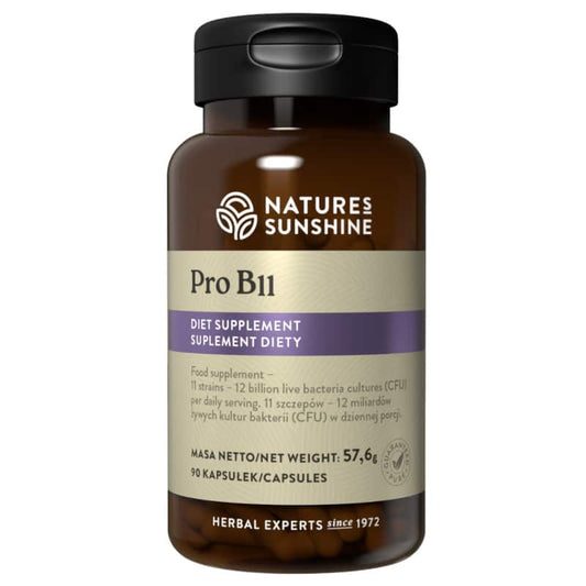 Pro B11 Nature’s Sunshine - 11 szczepów bakterii probiotycznych - 90 kapsułek
