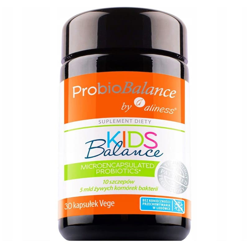 Probiotyk dla dzieci ProbioBalance KIDS Balance 5 mld Aliness - 30 kapsułek Vege