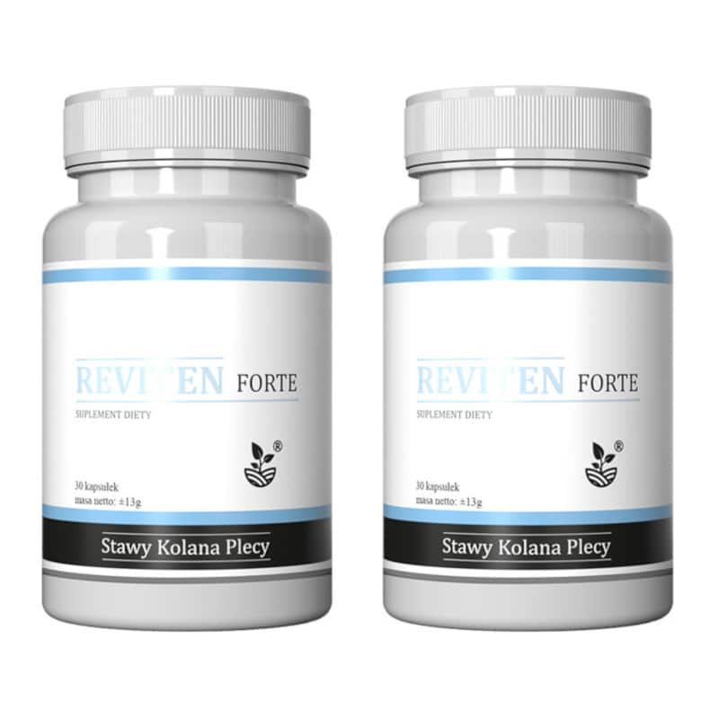 Reviten Forte - Suplement diety na stawy, kolana, plecy (Ilosc-opakowan: 3-opakowania)