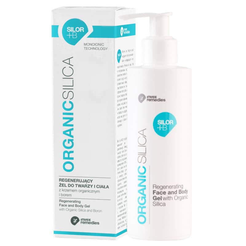 Regenerujący żel do twarzy i ciała z krzemem organicznym i borem SILOR+B Invex Remedies - 200 ml