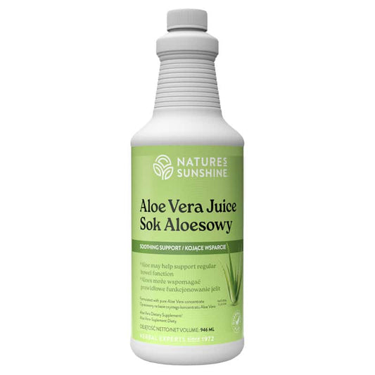 Sok Aloesowy Nature's Sunshine Wspomaga układ trawienny - 946 ml