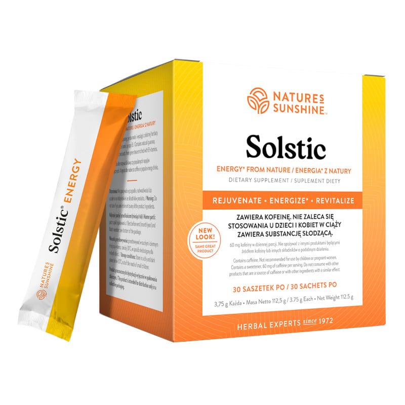 Solstic Nature's Sunshine Energia z Natury - naturalny energetyk - 30 saszetek