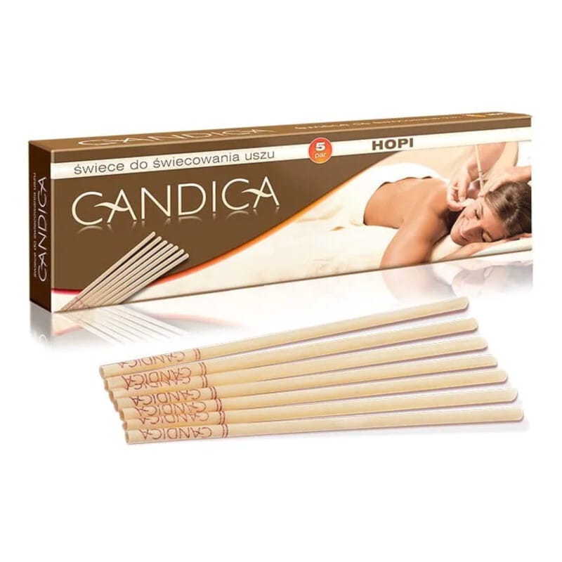 Świece do świecowania uszu Candica HOPI Aura Herbals - 5 par