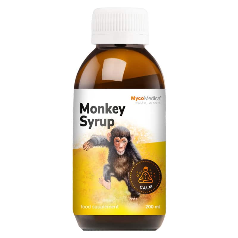 Syrop Małpi dla dzieci MycoMedica - Wspomaga koncentrację i uspokaja - 200 ml