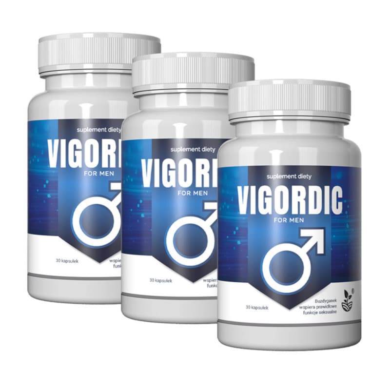 VIGORDIC for men - Poprawia sprawność seksualną u mężczyzn (Ilosc-opakowan: 3-opakowania)